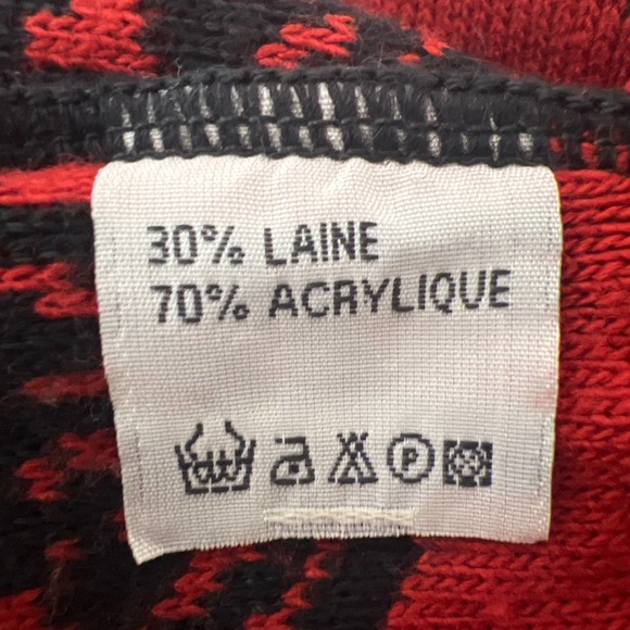 CATY LESCA LONG VEST RED SIZE 2 - Picture 8 of 10